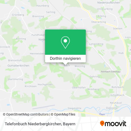 Telefonbuch Niederbergkirchen Karte