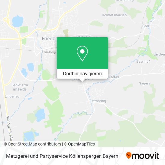 Metzgerei und Partyservice Köllensperger Karte
