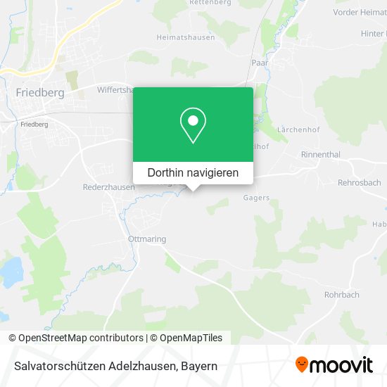 Salvatorschützen Adelzhausen Karte