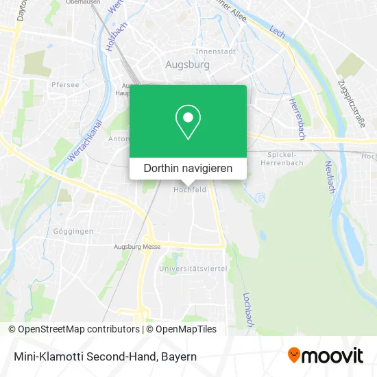 Mini-Klamotti Second-Hand Karte