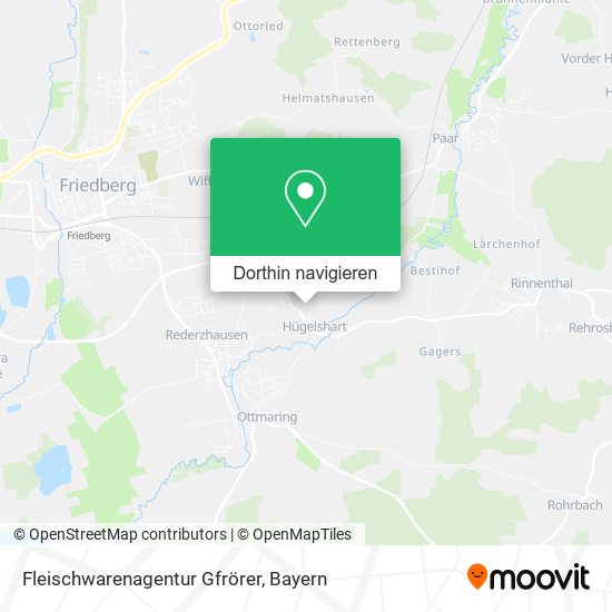 Fleischwarenagentur Gfrörer Karte
