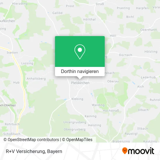 R+V Versicherung Karte