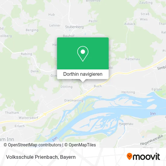 Volksschule Prienbach Karte