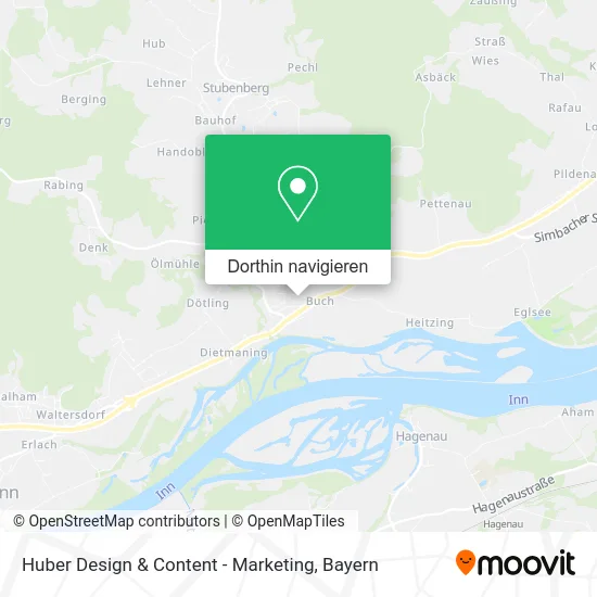 Huber Design & Content - Marketing Karte