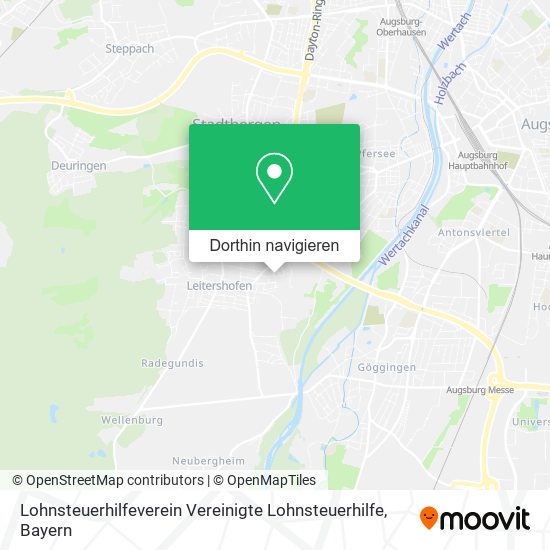 Lohnsteuerhilfeverein Vereinigte Lohnsteuerhilfe Karte