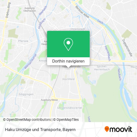 Haku Umzüge und Transporte Karte