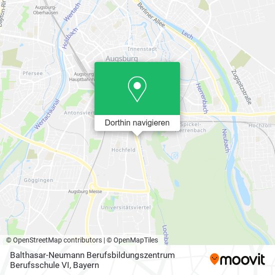 Balthasar-Neumann Berufsbildungszentrum Berufsschule VI Karte