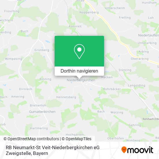 RB Neumarkt-St Veit-Niederbergkirchen eG Zweigstelle Karte