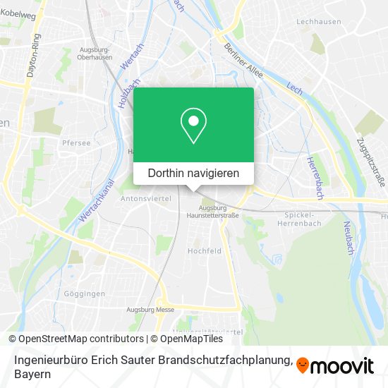 Ingenieurbüro Erich Sauter Brandschutzfachplanung Karte