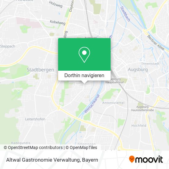 Altwal Gastronomie Verwaltung Karte