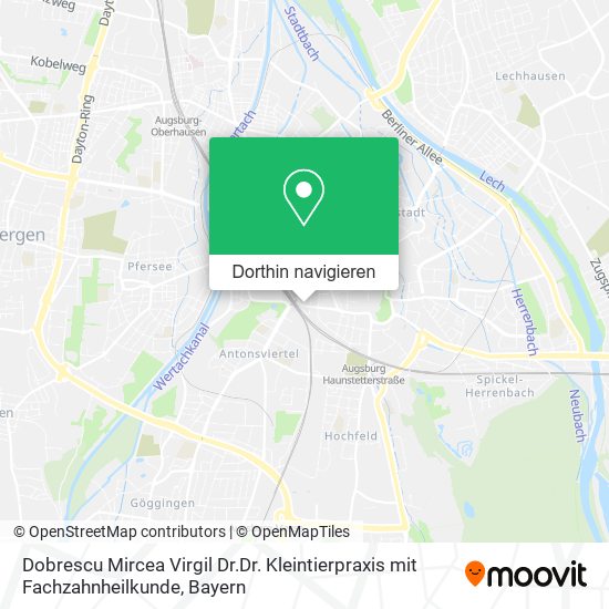 Dobrescu Mircea Virgil Dr.Dr. Kleintierpraxis mit Fachzahnheilkunde Karte