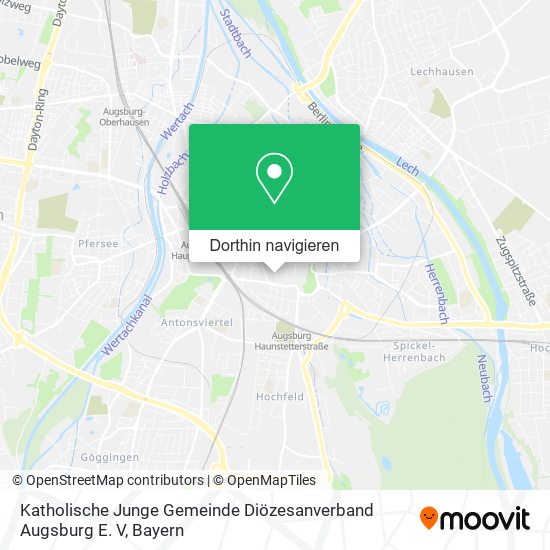Katholische Junge Gemeinde Diözesanverband Augsburg E. V Karte