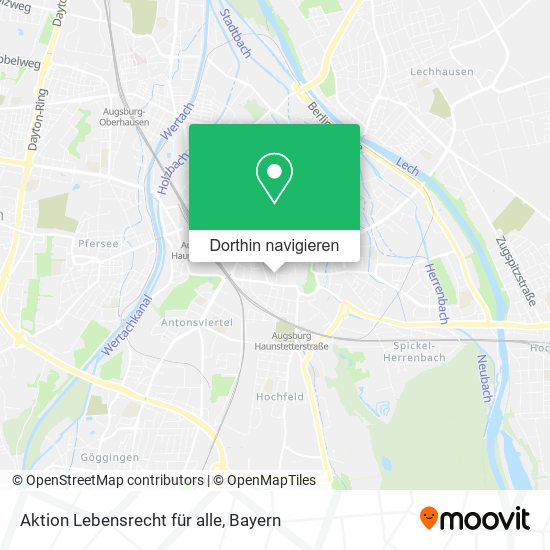 Aktion Lebensrecht für alle Karte