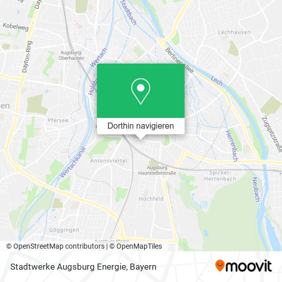 Stadtwerke Augsburg Energie Karte