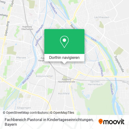 Fachbereich Pastoral in Kindertageseinrichtungen Karte