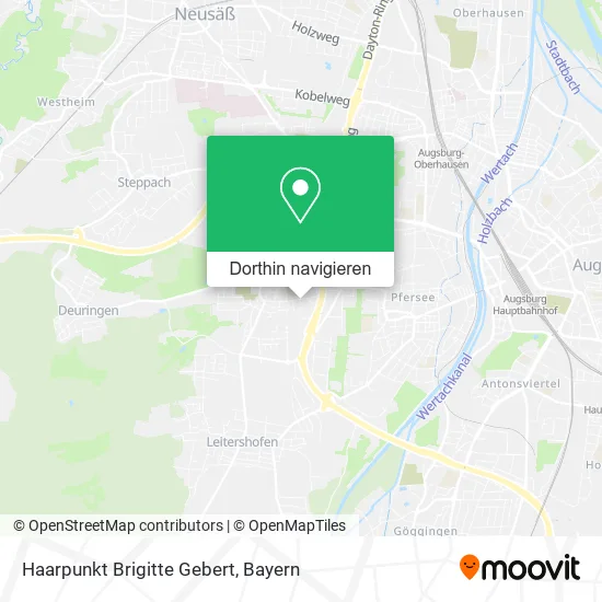 Haarpunkt Brigitte Gebert Karte