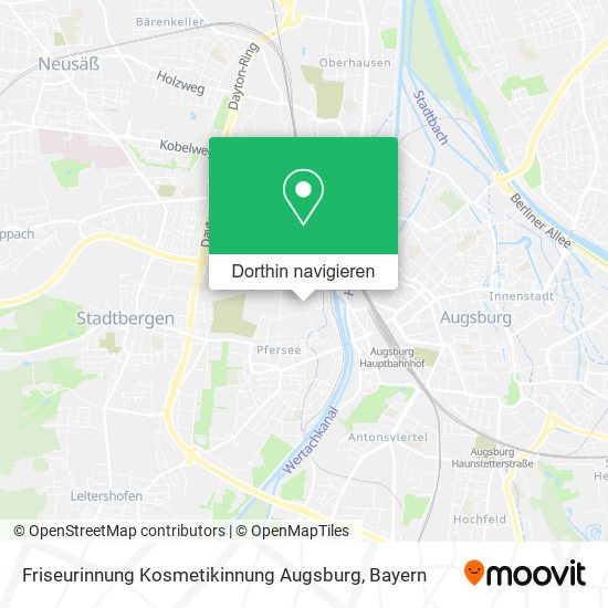 Friseurinnung Kosmetikinnung Augsburg Karte