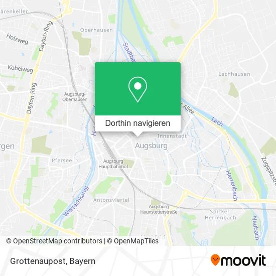 Grottenaupost Karte