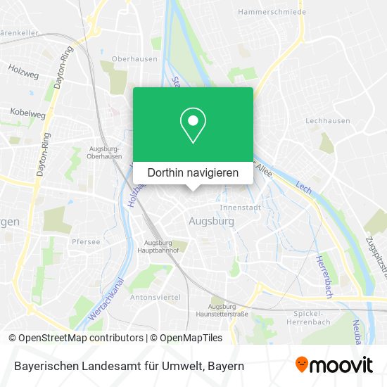 Bayerischen Landesamt für Umwelt Karte