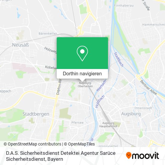 D.A.S. Sicherheitsdienst Detektei Agentur Sarüce Sicherheitsdienst Karte