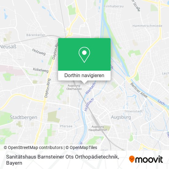 Sanitätshaus Barnsteiner Ots Orthopädietechnik Karte