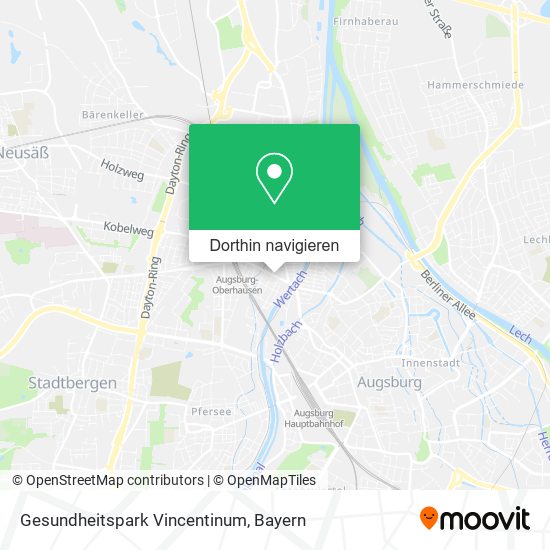 Gesundheitspark Vincentinum Karte