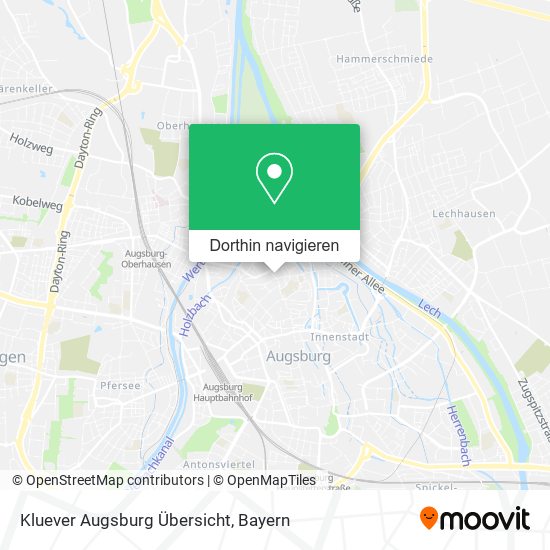 Kluever Augsburg Übersicht Karte