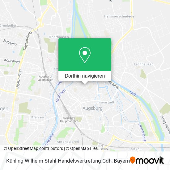 Kühling Wilhelm Stahl-Handelsvertretung Cdh Karte
