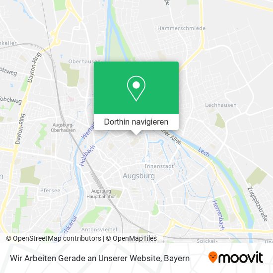 Wir Arbeiten Gerade an Unserer Website Karte