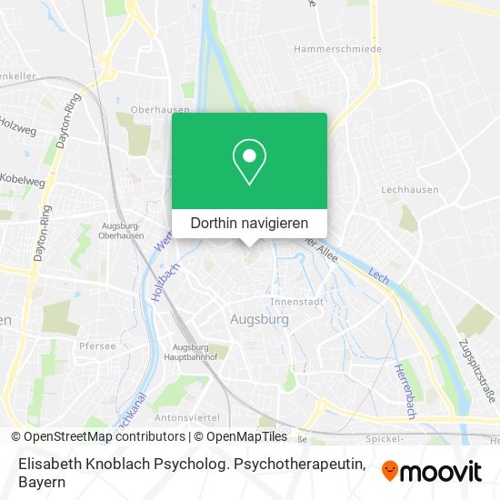 Elisabeth Knoblach Psycholog. Psychotherapeutin Karte