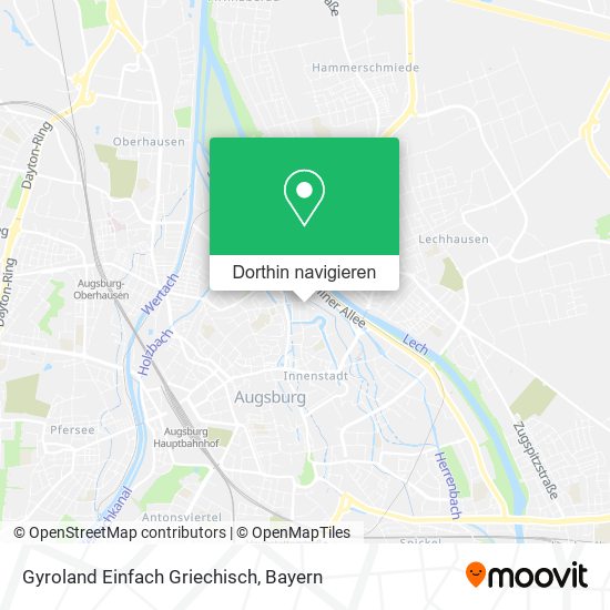 Gyroland Einfach Griechisch Karte