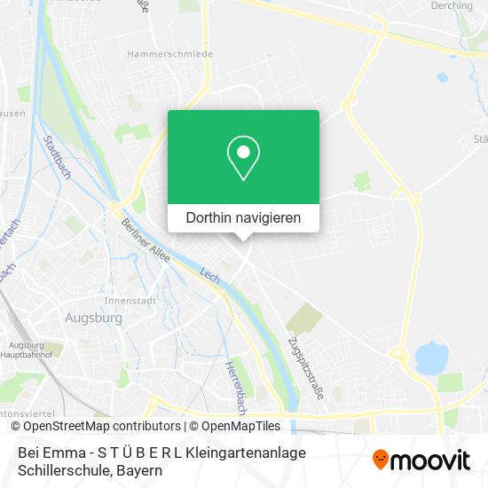 Bei Emma - S T Ü B E R L Kleingartenanlage Schillerschule Karte