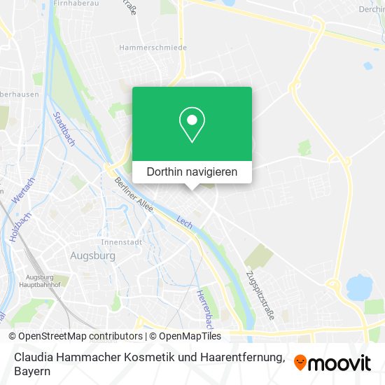 Claudia Hammacher Kosmetik und Haarentfernung Karte