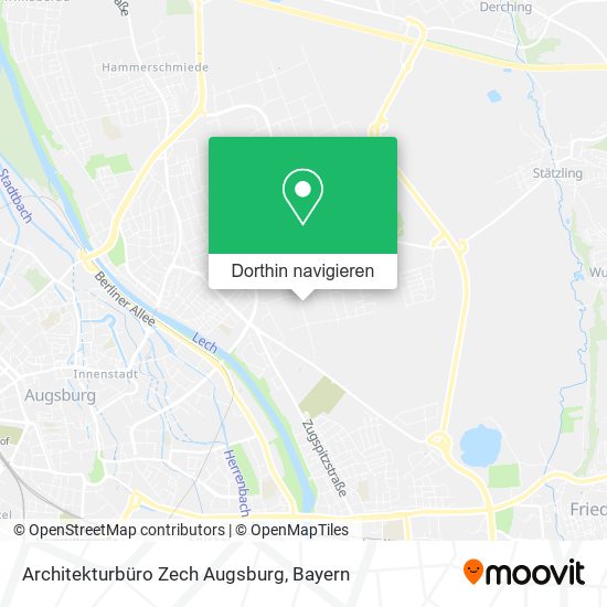 Architekturbüro Zech Augsburg Karte