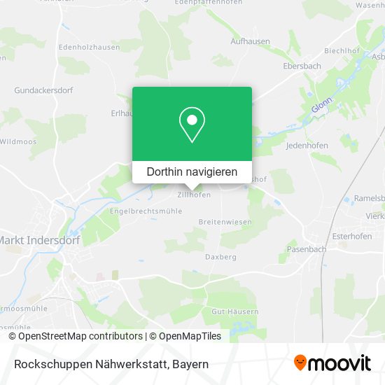 Rockschuppen Nähwerkstatt Karte