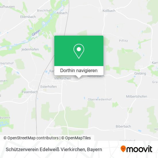 Schützenverein Edelweiß Vierkirchen Karte