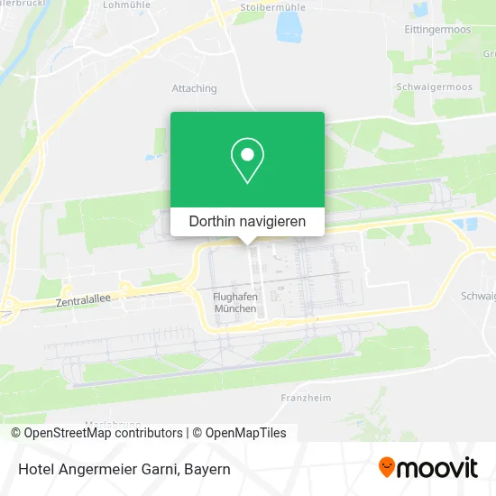 Hotel Angermeier Garni Karte