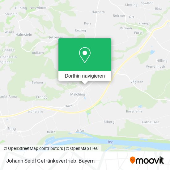 Johann Seidl Getränkevertrieb Karte