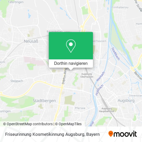 Friseurinnung Kosmetikinnung Augsburg Karte