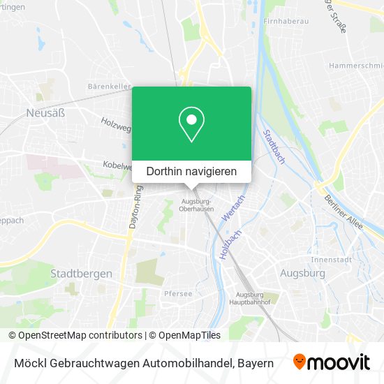 Möckl Gebrauchtwagen Automobilhandel Karte