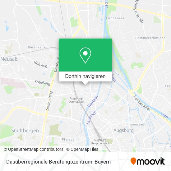 Dasüberregionale Beratungszentrum Karte