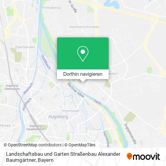 Landschaftsbau und Garten Straßenbau Alexander Baumgärtner Karte