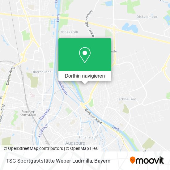 TSG Sportgaststätte Weber Ludmilla Karte