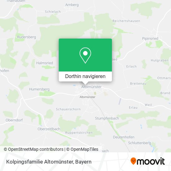 Kolpingsfamilie Altomünster Karte
