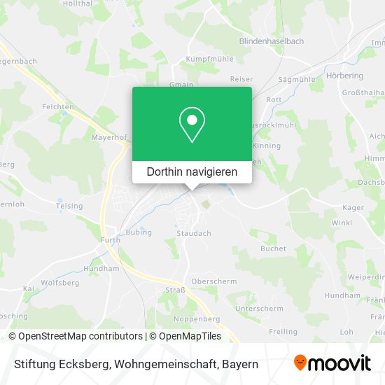 Stiftung Ecksberg, Wohngemeinschaft Karte