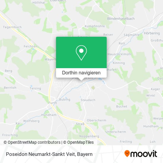 Poseidon Neumarkt-Sankt Veit Karte