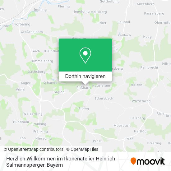 Herzlich Willkommen im Ikonenatelier Heinrich Salmannsperger Karte
