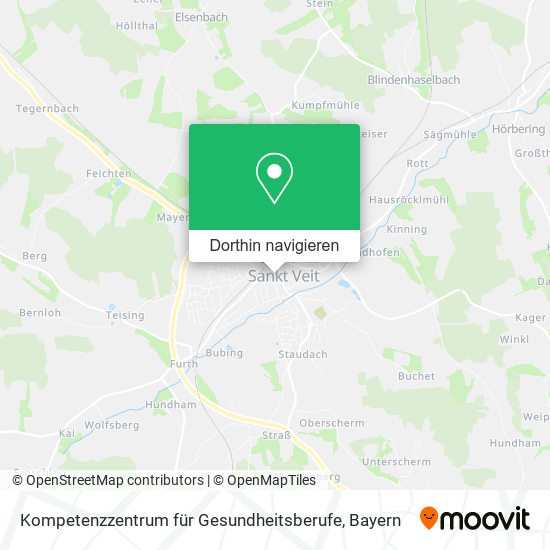Kompetenzzentrum für Gesundheitsberufe Karte
