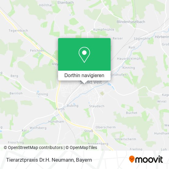 Tierarztpraxis Dr.H. Neumann Karte