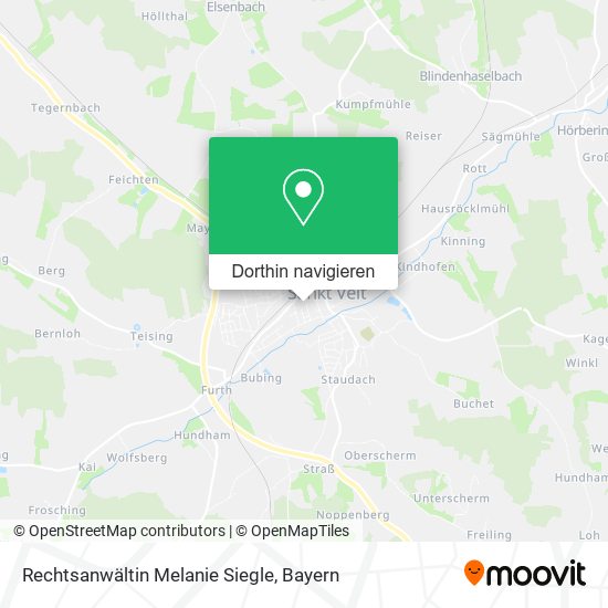Rechtsanwältin Melanie Siegle Karte